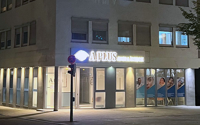 A Plus Heilbronn Schönheitsklinik Außenbereich